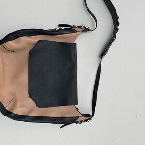 Rag & Bone Black and Tan Crossbody Bag